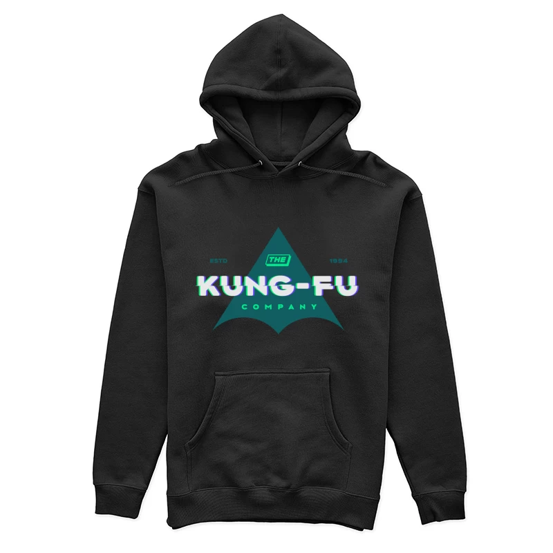 Kung-Fu Logo mit Retro-Elementen Damen Pullover Hoodie