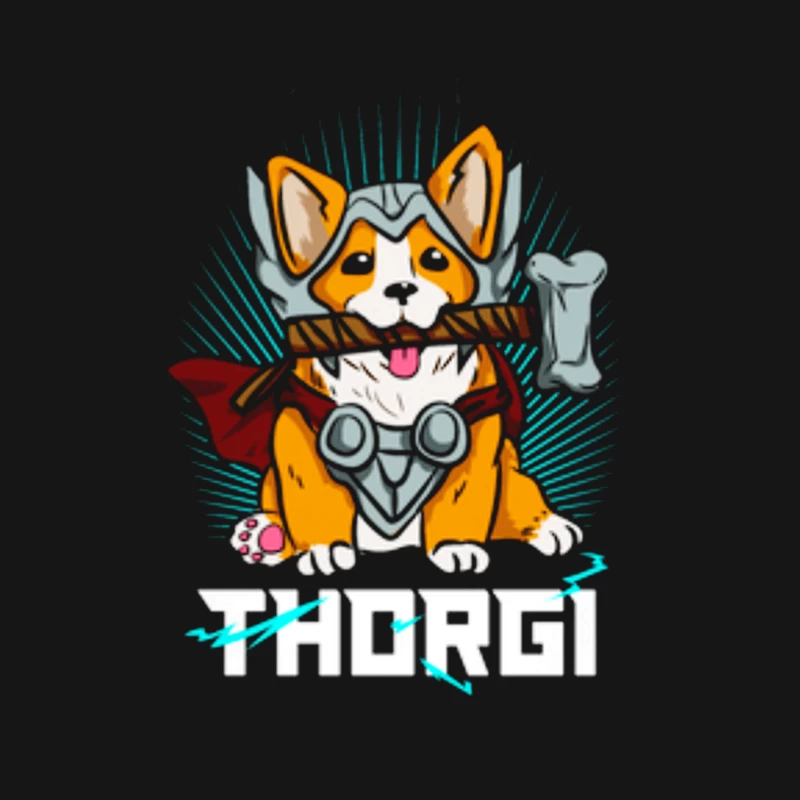 Thorgi: Chien Corgi Superhéros Femme T-Shirt
