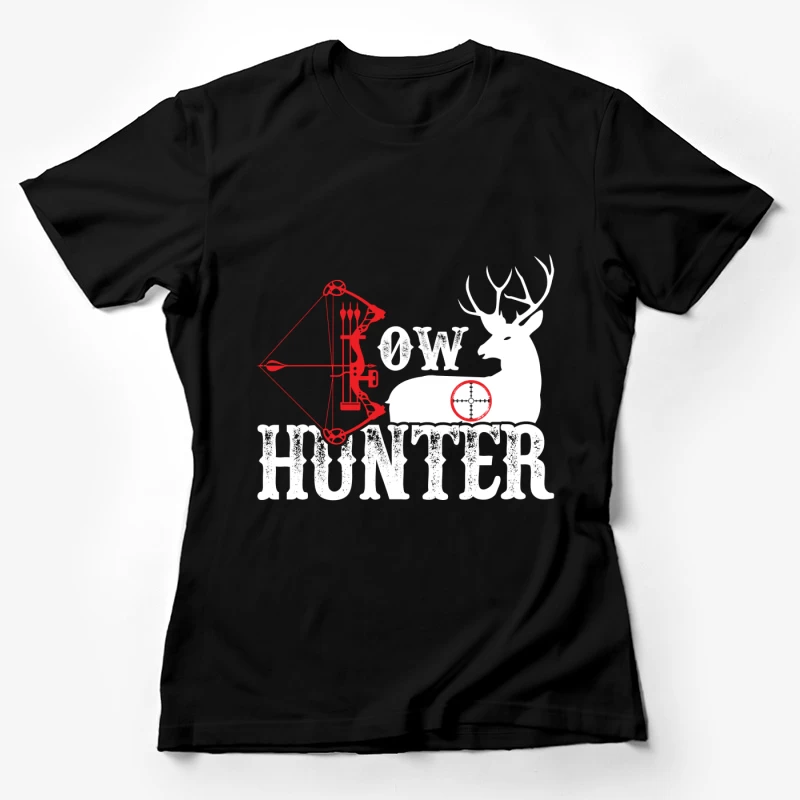 Chasseur à l'Arc et Cerf Femme T-Shirt