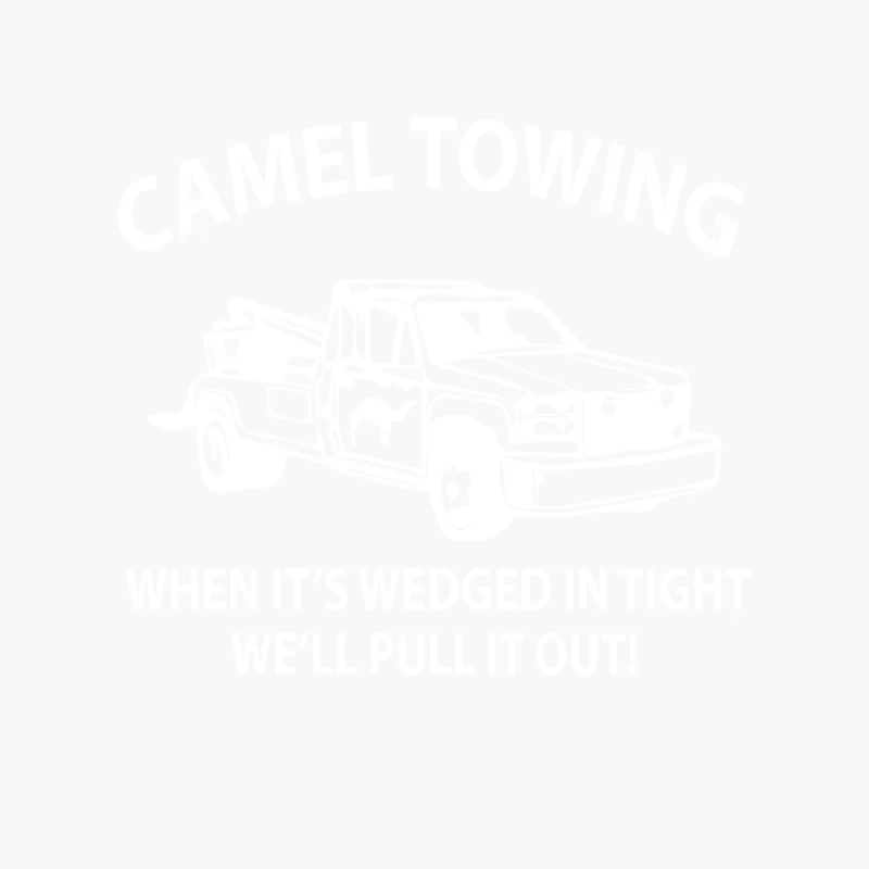 Camel Towing Cotton Tote Bag