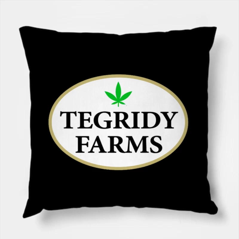 Tegridy Farms Throw Pillow