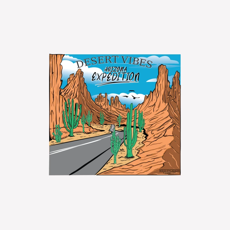 Wüstenexpedition in Arizona Herren T-Shirt