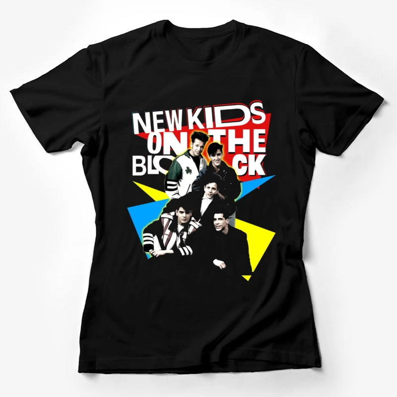 New Kids On The Block Retro Album Art Design Female T-Shirt