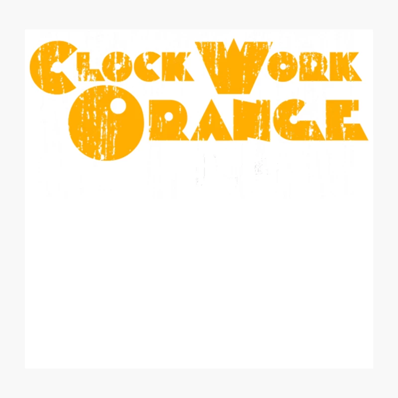 A Clockwork Orange, distressed Throw Pillow