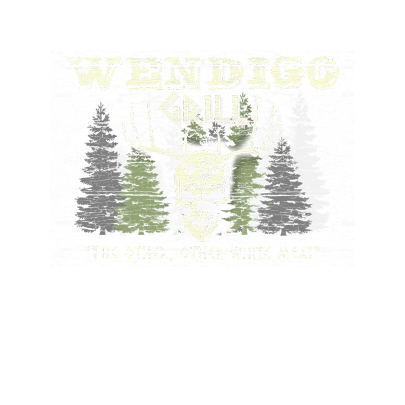 Wendigo Grill, weathered and distressed Tapestry