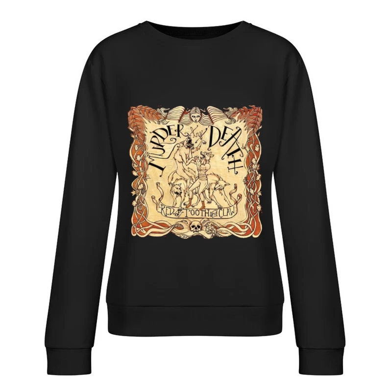 Murder Death Band logo Female Pullover Sweatshirt