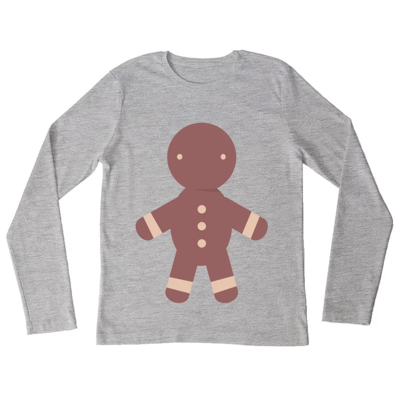 Gâteau de Pain d'épice Femme Manches Longues T-Shirt