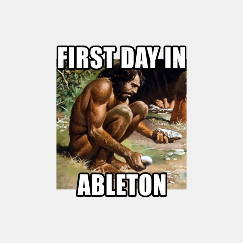 First Day In Ableton - Funny Music Production Male Tank Top