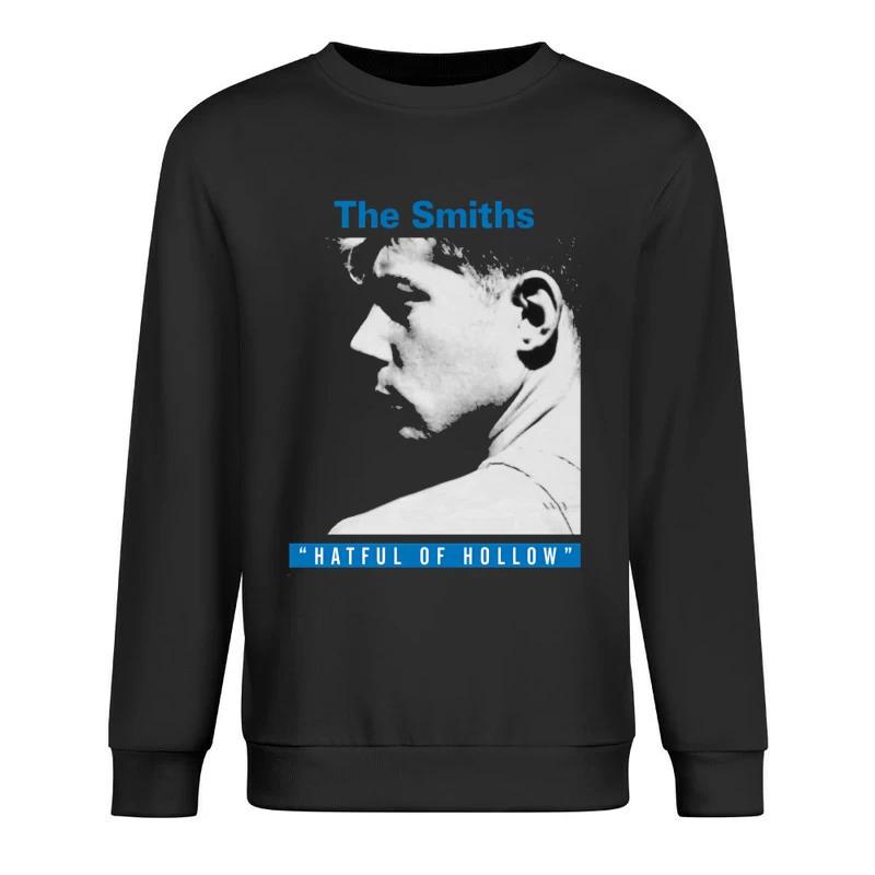 The Smiths 'Hatful of Hollow' Album Cover Art in Black and White Male Pullover Sweatshirt