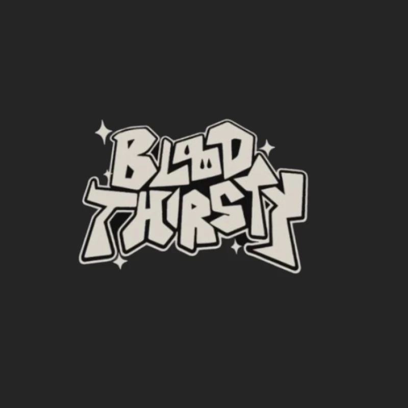 Graffiti-Design: Blutrünstig Herren Pullover Sweatshirt