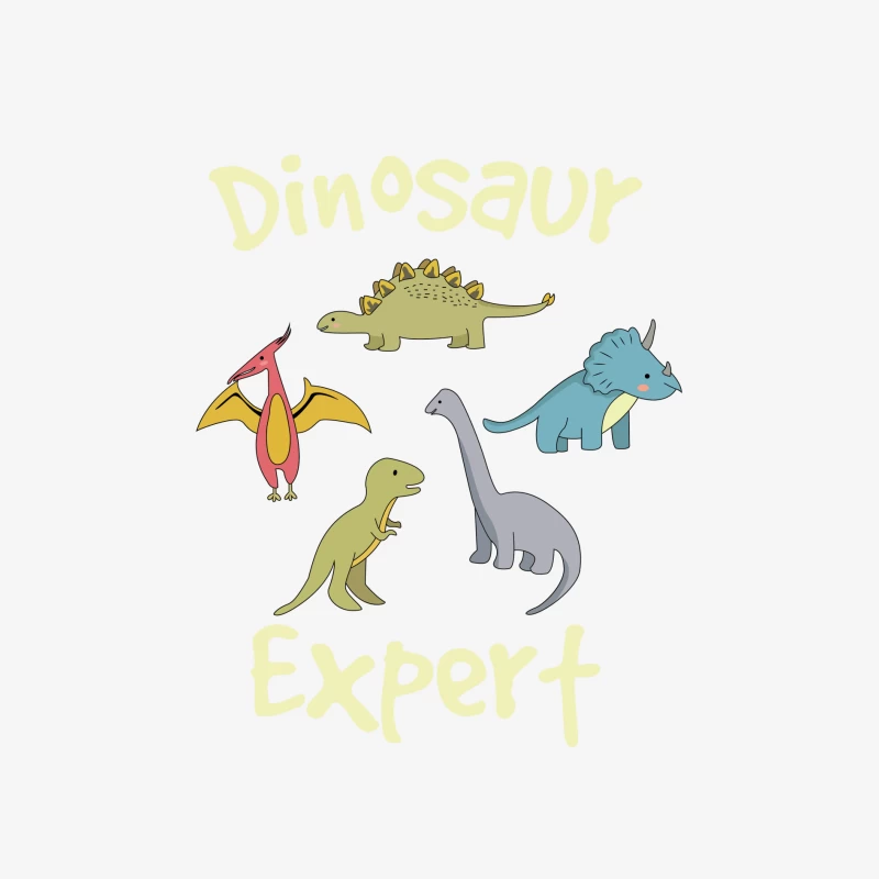 Design mignon de dinosaures Femme Manches Longues T-Shirt