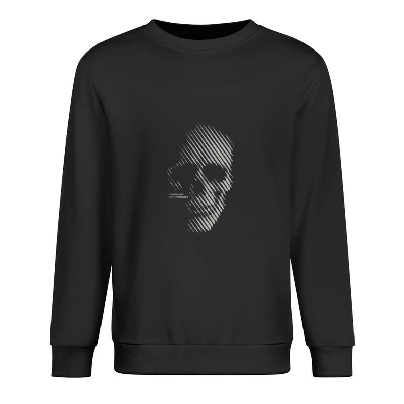 Disegno di Teschio Astratto Felpa pullover Uomo