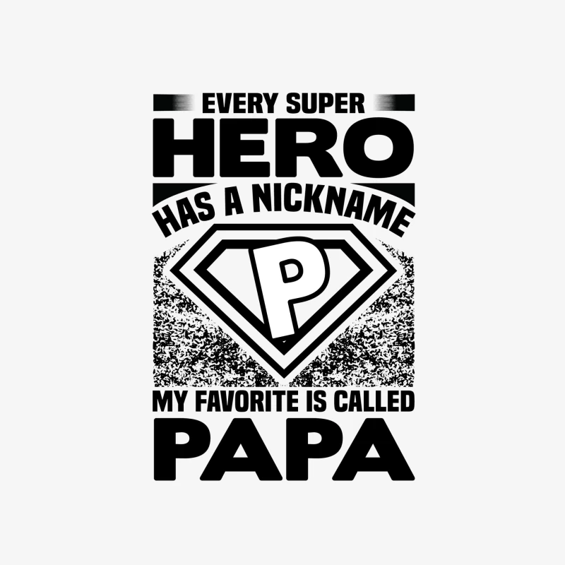 Un super-héros appelé Papa Homme Manches Longues T-Shirt