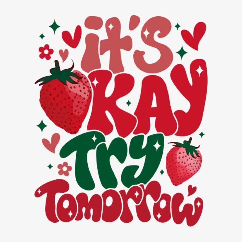 Motivierendes Design mit Erdbeeren Herren Pullover Sweatshirt