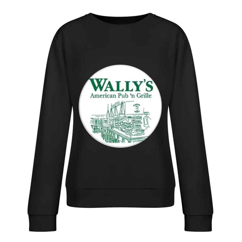 Wally's Spot Supper Club 5 3 Female Pullover Sweatshirt