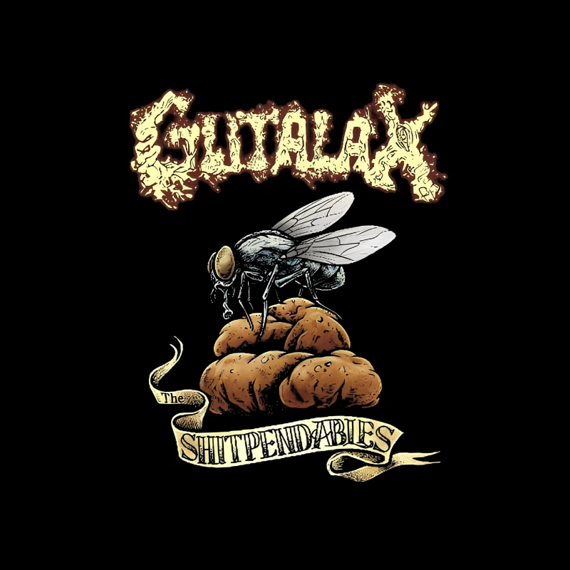 Gutalax The Shitpendables Throw Pillow