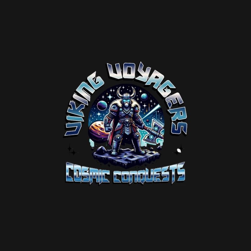 Kosmische Eroberungen der Wikinger-Reisenden Herren T-Shirt