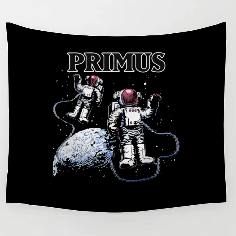 Primus Band Space Astronaut Art Illustration Tapestry