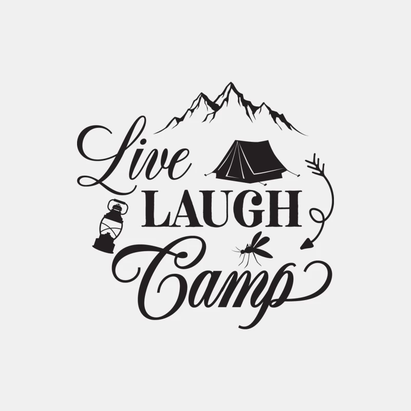 Aventure en camping: Vivre, rire, camper Homme Débardeur