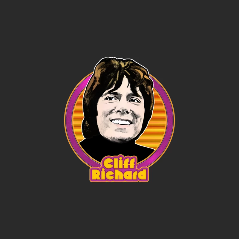 Cliff Richard  1970s Style Fan Design Baseball Cap