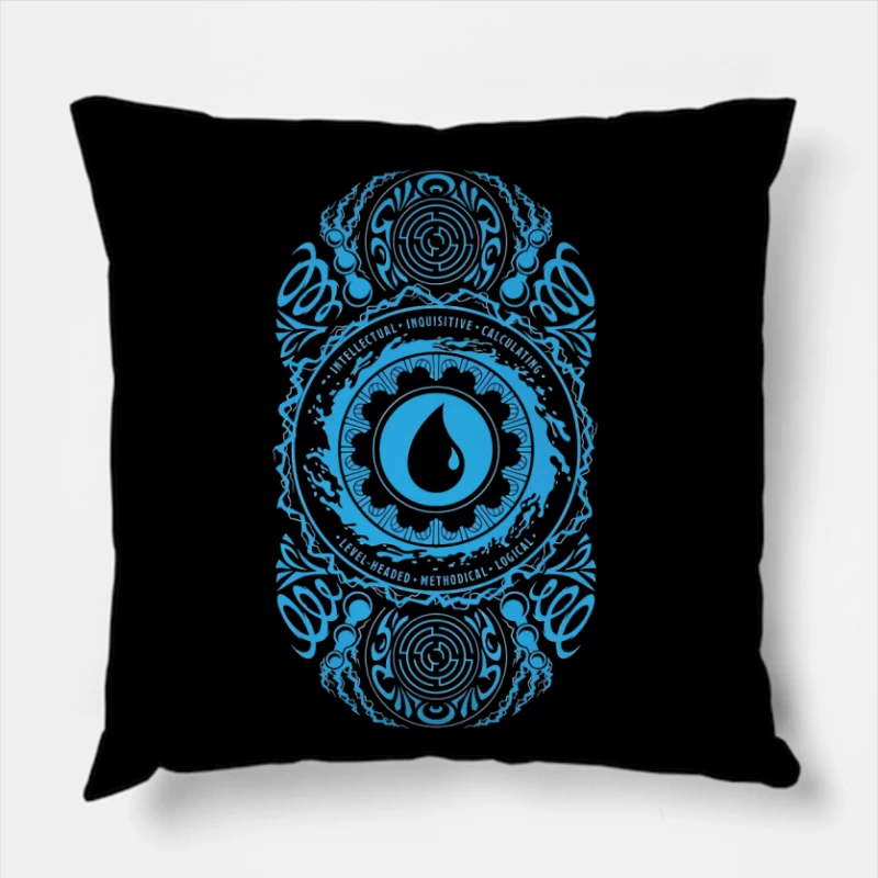 Logical Essence: The Precision Within Throw Pillow