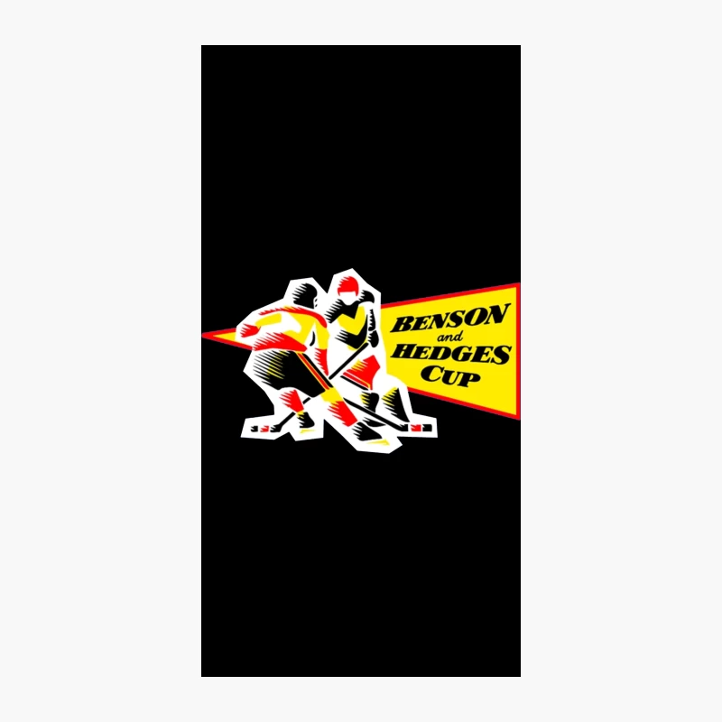 Retro Ice Hockey Tournament Logo: Benson and Hedges Cup iPhone Case