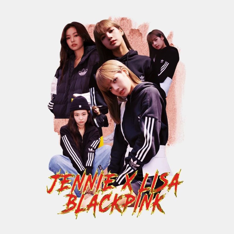 BLACKPINK: Jennie and Lisa Collaboration Male Tank Top