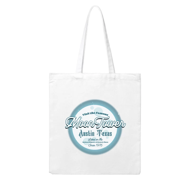 The Moon Tower Cotton Tote Bag