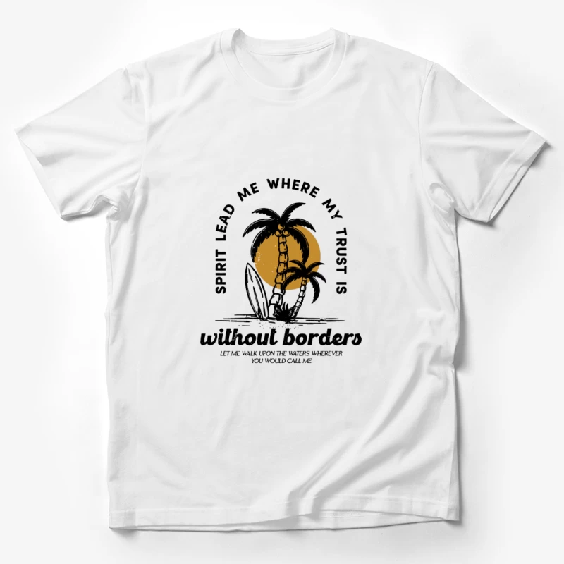 Île, Palmier et Citation Homme T-Shirt