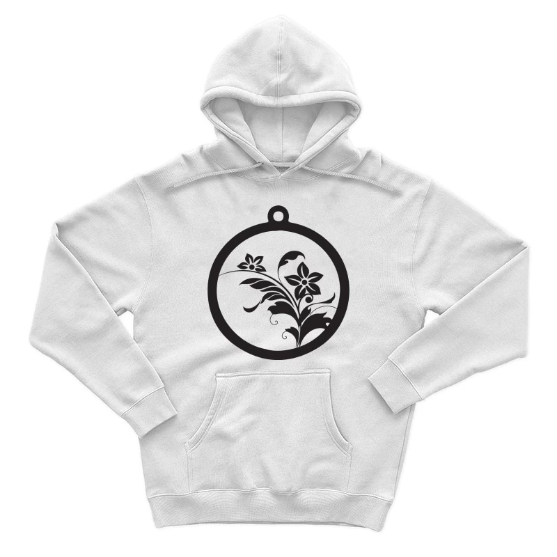 Ornement floral circulaire Homme Sweat à capuche