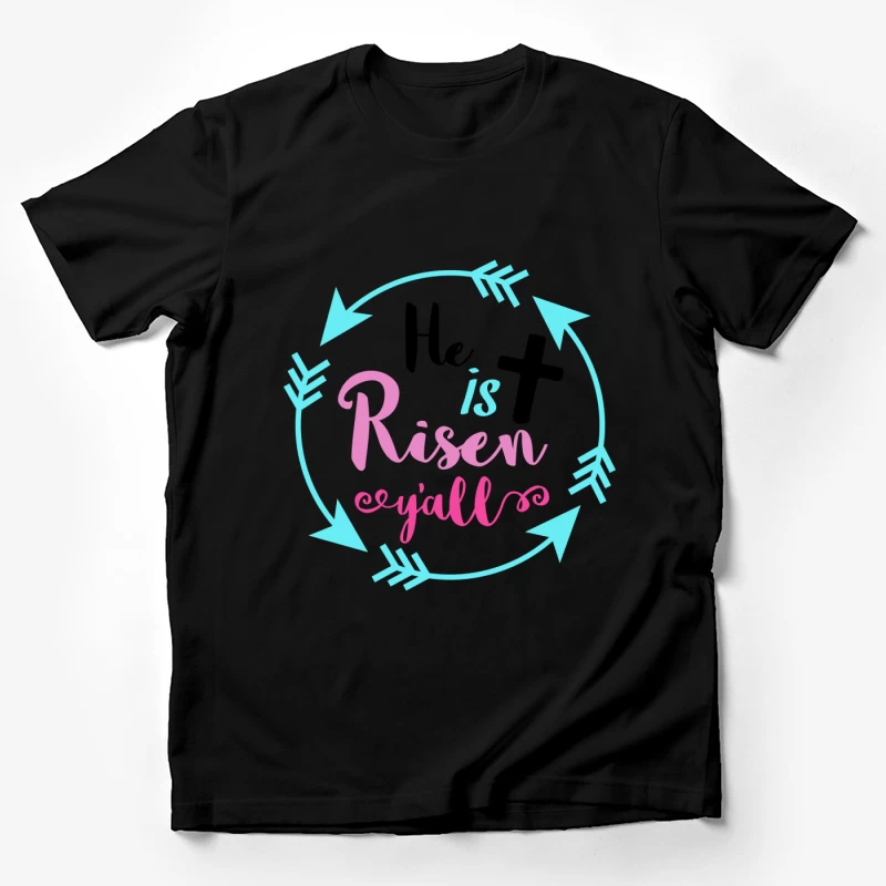 Pâques célébration, flèches bleues Homme T-Shirt