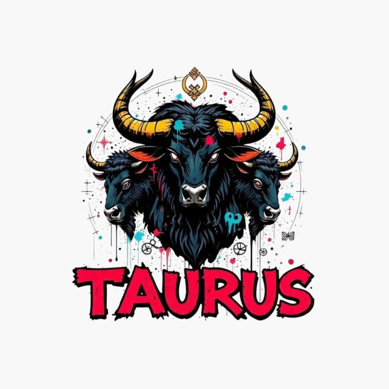 Astrological Art of Taurus Cotton Tote Bag