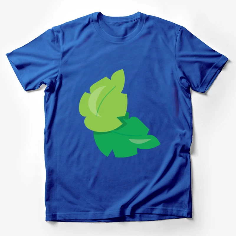 Deux feuilles superposées Homme T-Shirt