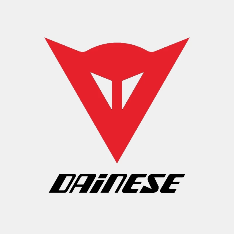 Dainese Motorcycle Gear Brand Logo in Red Male Tank Top