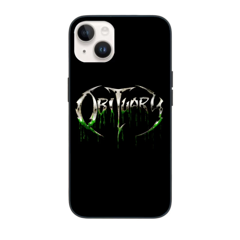 Obituary Slowly We Rot Logo iPhone Case