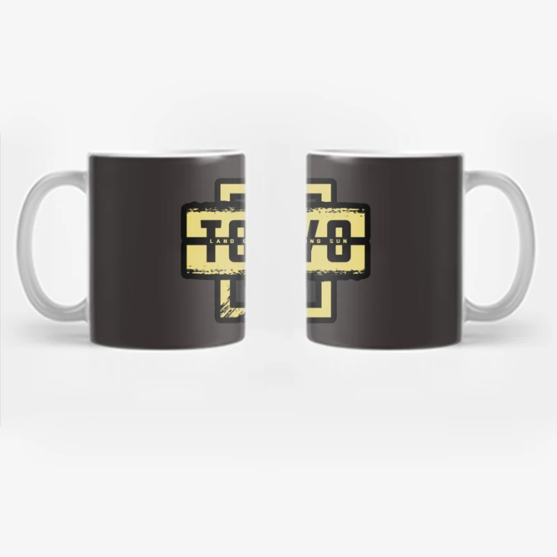Tokyo: Land of the Rising Sun Graphic Design Coffee Mug