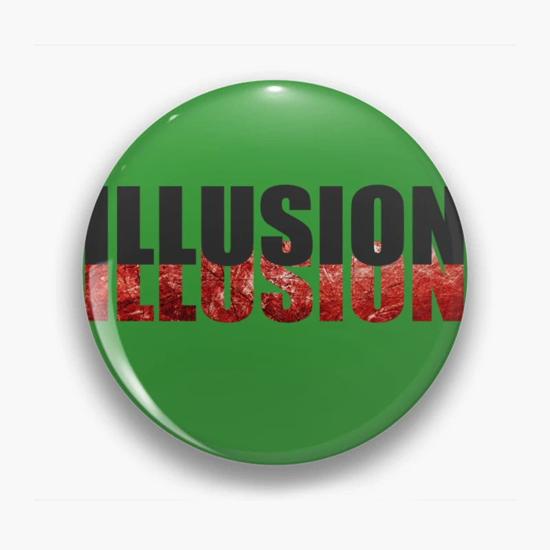 Artistic Representation of Illusion Pin