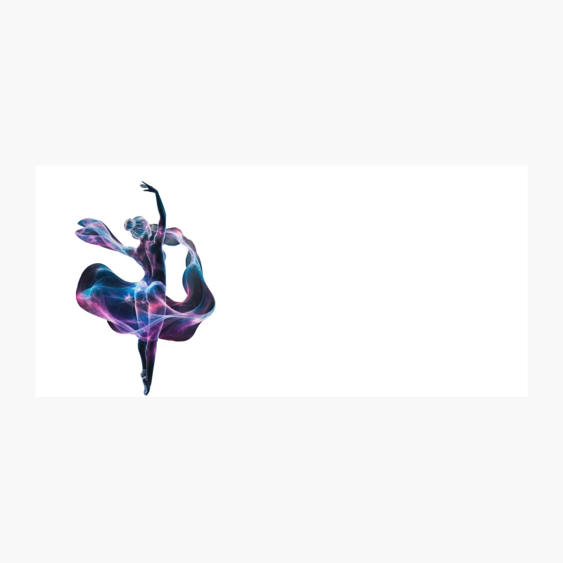 Ethereal Digital Dancer in Abstract Motion Coffee Mug