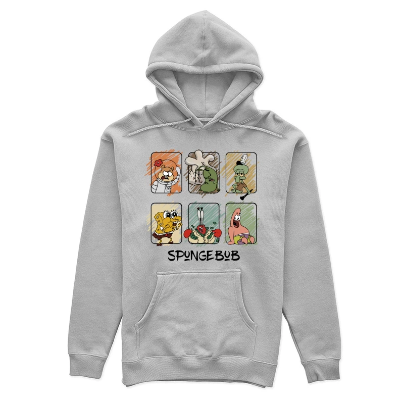 Unterwasser-Charaktere Damen Pullover Hoodie