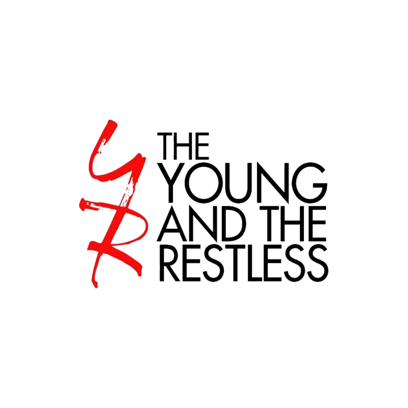 The Young and the Restless TV Show Logo Design Throw Pillow