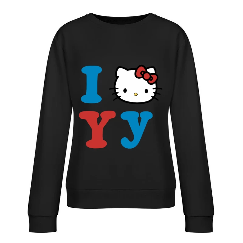 Liebe für Hello Kitty Damen Pullover Sweatshirt