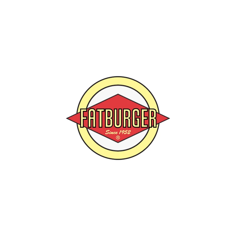 Fatburger Restaurant Classic Logo Design Since 1952 iPhone Case