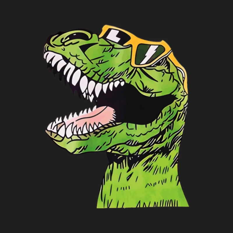 Cooler Dinosaurier mit Sonnenbrille Herren Tanktops