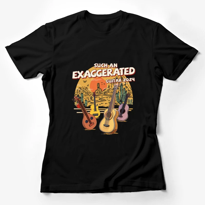 Exaggerated Gitarrenfestival 2024 Damen T-Shirt