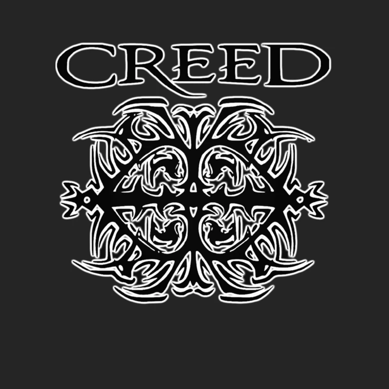 Creed Band Logo with Tribal Gothic Design Female Pullover Sweatshirt