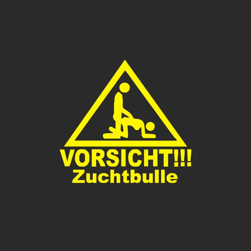 Vorsicht Zuchtbulle Funny Baseball Cap
