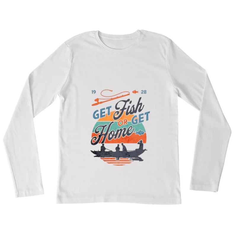 Aventure Pêche Femme Manches Longues T-Shirt