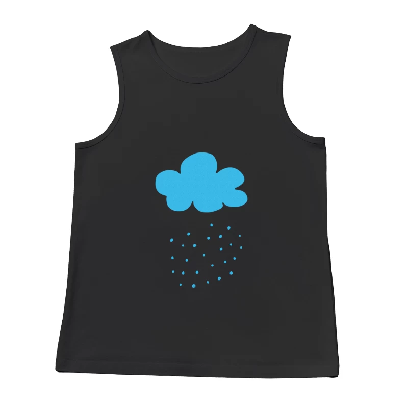 Nuage de pluie bleu Homme Débardeur