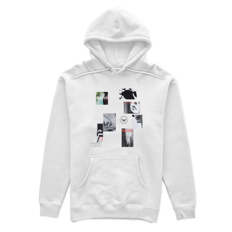 Emporio Armani Modemagazin-Collage Damen Pullover Hoodie