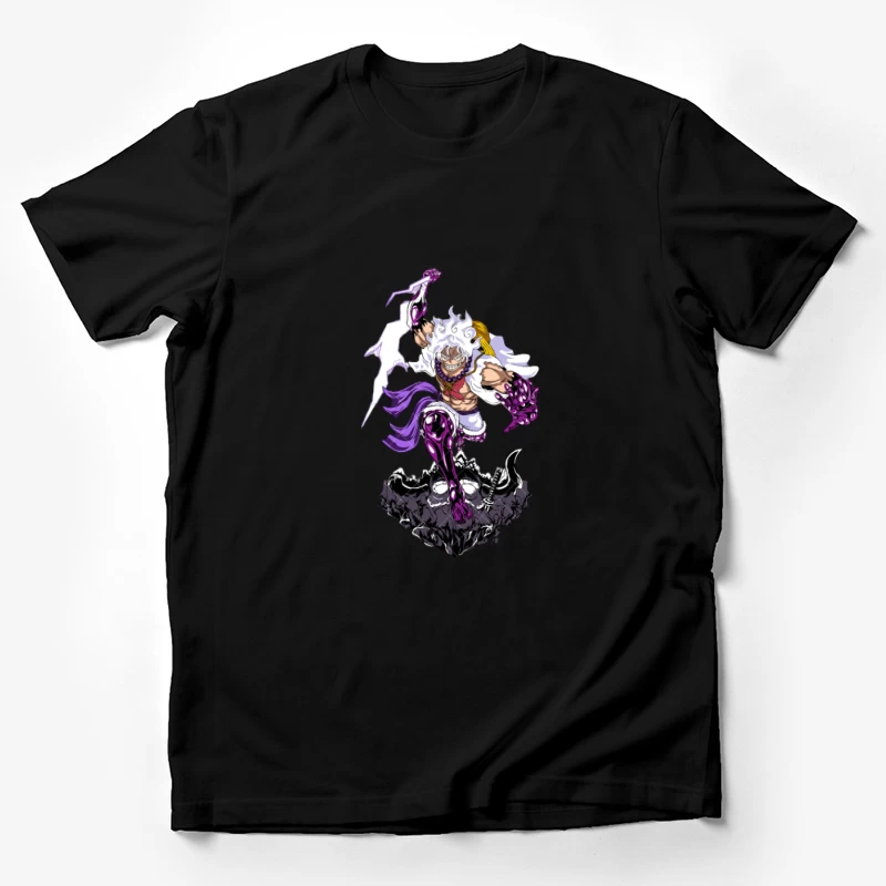 Krieger mit Blitzen und Rüstung Herren T-Shirt